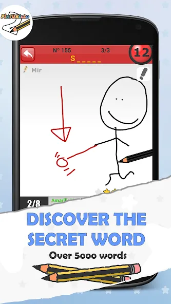 Pinturillo 2 - Draw and guess [MOD: бесконечные подсказки и монеты] Screenshot 5