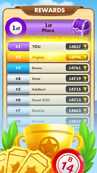 Bingo Country Boys: Tournament [MOD: безлимитные монеты и билеты] Screenshot 3