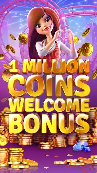 Slotomania™ Slots Casino Games [MOD: безлимитные монеты и бесплатные вращения] Screenshot 2