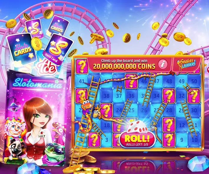 Slotomania™ Slots Casino Games [MOD: безлимитные монеты и бесплатные вращения] Screenshot 5