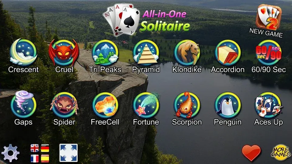 All-in-One Solitaire [MOD: все режимы пасьянса открыты] Screenshot 1