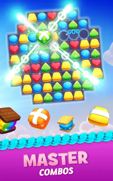 Cookie Jam Blast™ Match 3 Game [MOD: безлимитные жизни и усилители] Screenshot 5