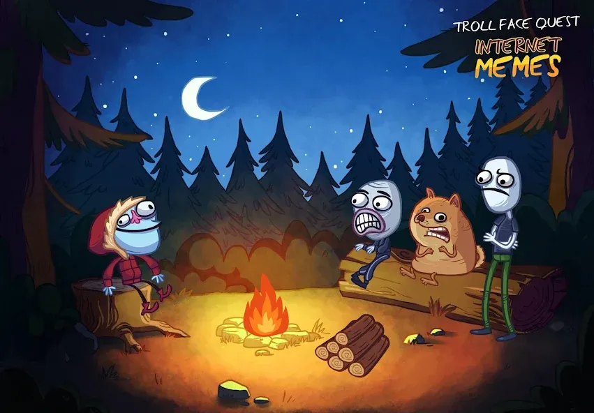 Troll Face Quest Internet Meme [MOD: безлимитные подсказки и открыты все уровни] Screenshot 2