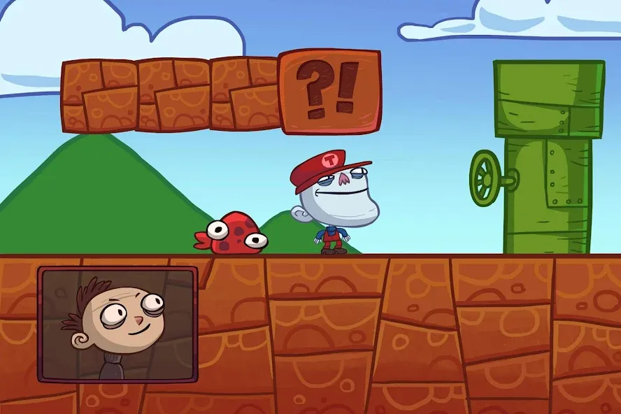 Troll Face Quest: Video Memes [MOD: безлимитные подсказки и открыты все уровни] Screenshot 1