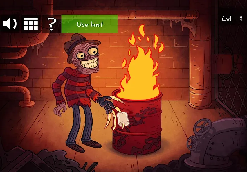 Troll Face Quest: Horror 2 [MOD: безлимитные подсказки и открыты все уровни] Screenshot 2