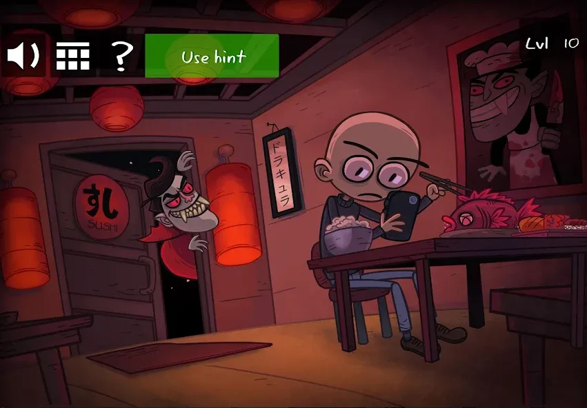 Troll Face Quest: Horror 2 [MOD: безлимитные подсказки и открыты все уровни] Screenshot 5