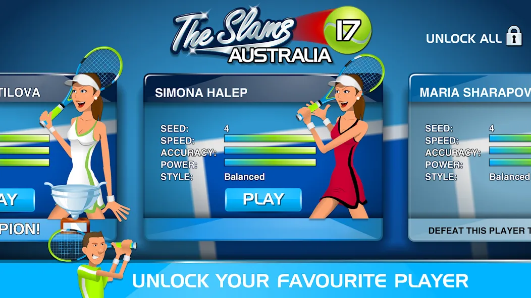 Stick Tennis [MOD: безлимитные деньги и все ракетки] Screenshot 4