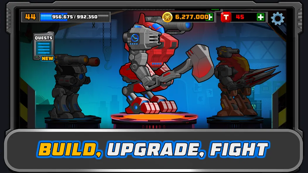 Super Mechs [MOD: безлимитные деньги и мощные роботы] Screenshot 1