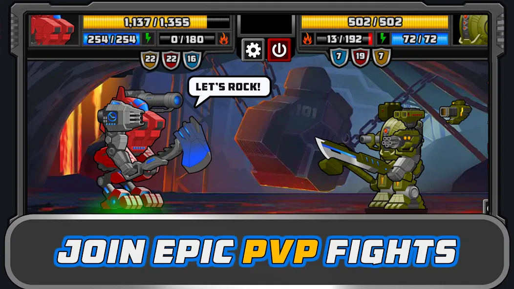 Super Mechs [MOD: безлимитные деньги и мощные роботы] Screenshot 4