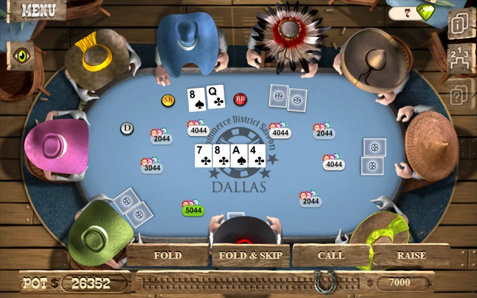 Governor of Poker 2 - Offline [MOD: безлимитные деньги и все турниры] Screenshot 5