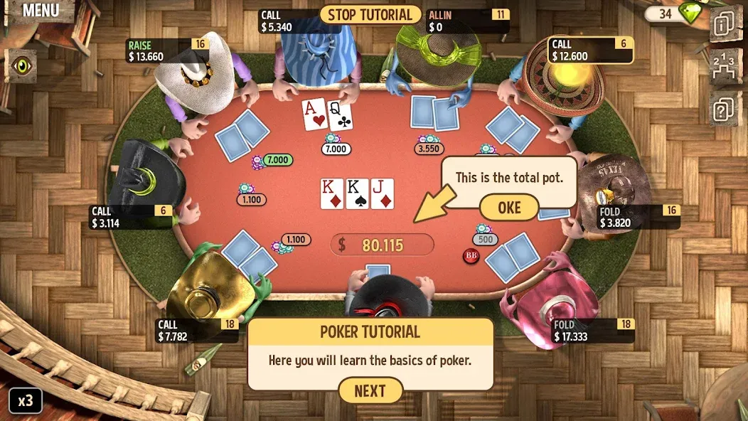 Learn Poker - How to Play [MOD: разблокированы все уроки и функции] Screenshot 2