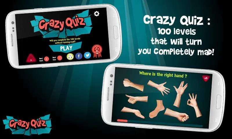 Crazy Quiz [MOD: безлимитные подсказки и открыты все категории] Screenshot 1