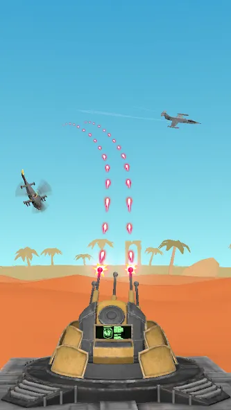 Air Defense: Airplane Shooting [MOD: безлимитные деньги и патроны] Screenshot 2