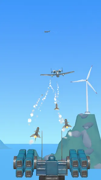 Air Defense: Airplane Shooting [MOD: безлимитные деньги и патроны] Screenshot 3