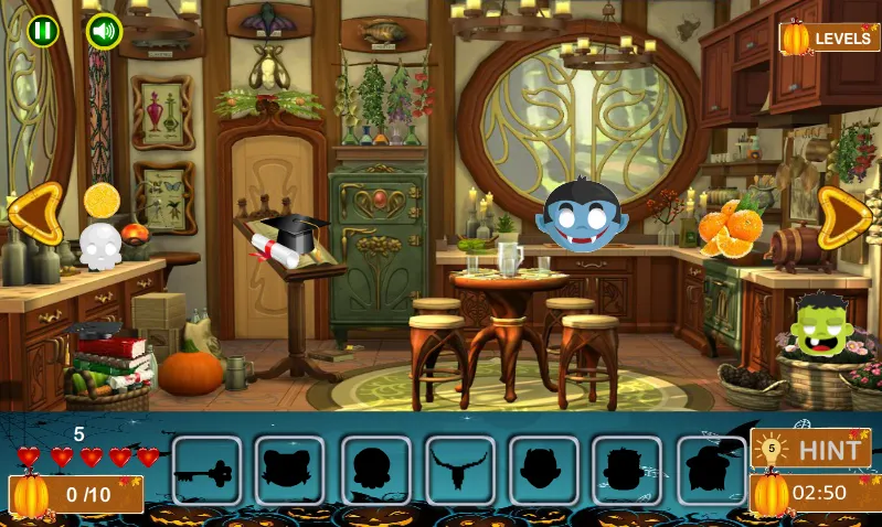 Halloween Hidden Objects [MOD: все предметы легко найти] Screenshot 4