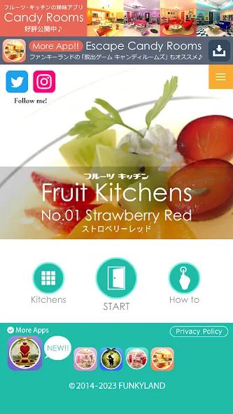 Escape Fruit Kitchens [MOD: открыты все фруктовые кухни] Screenshot 5