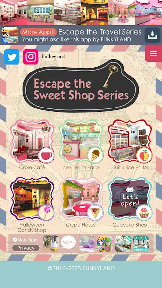 Escape the Sweet Shop Series [MOD: открыты все уровни и подсказки] Screenshot 1