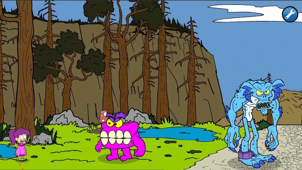 Gravity Forest Saw Trap [MOD: безлимитные жизни и подсказки] Screenshot 1
