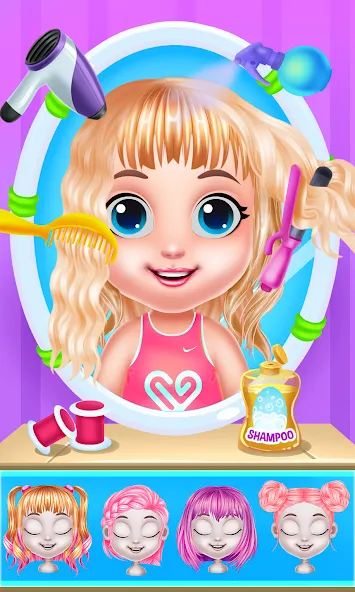 Baby Girl Caring Pinky Style [MOD: открыты все наряды и аксессуары] Screenshot 2