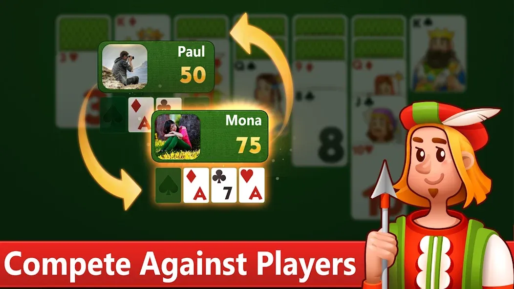 Klondike Solitaire card game [MOD: без рекламы и безлимитные подсказки] Screenshot 5