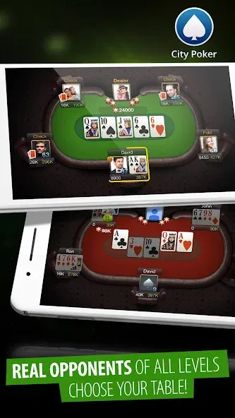 City Poker: Holdem, Omaha [MOD: безлимитные фишки и бонусы] Screenshot 5