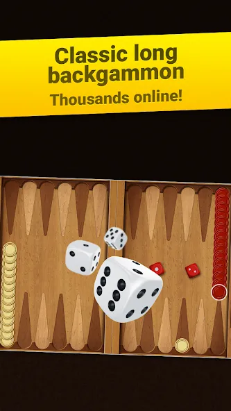 Backgammon Long Arena [MOD: безлимитные монеты и открыты все столы] Screenshot 1