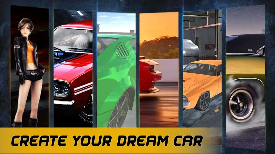 American Muscle Car Racing [MOD: безлимитные деньги и все машины открыты] Screenshot 1