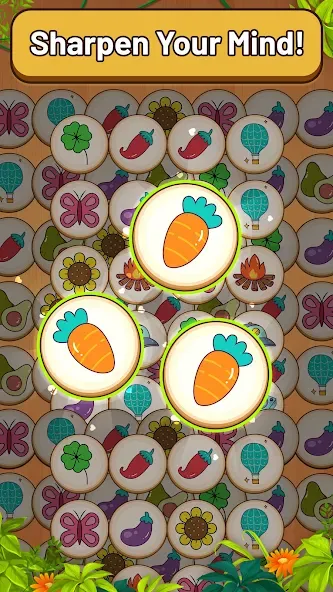 Triple Tile 3D: Connect Puzzle [MOD: безлимитные подсказки и отмена ходов] Screenshot 1