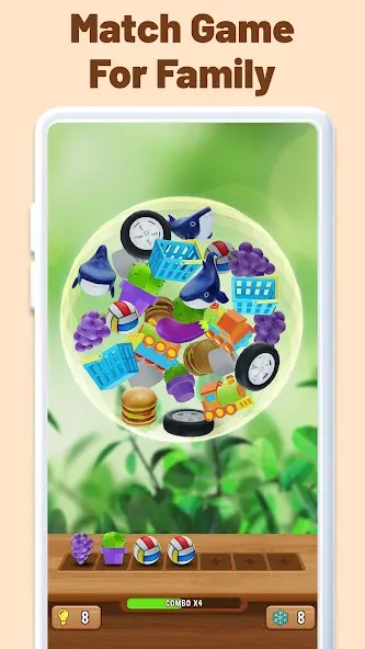 Match Triple Ball [MOD: без рекламы и много монет] Screenshot 2