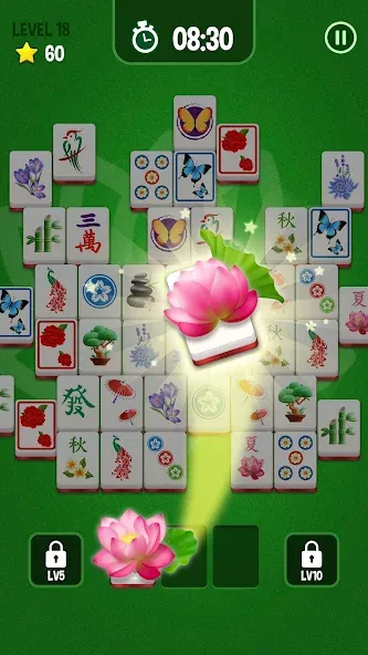 Mahjong 3D Matching Puzzle [MOD: без рекламы и подсказки без ограничений] Screenshot 2