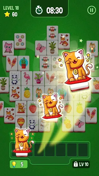 Mahjong Triple 3D -Tile Match [MOD: безлимитные подсказки и бустеры] Screenshot 3