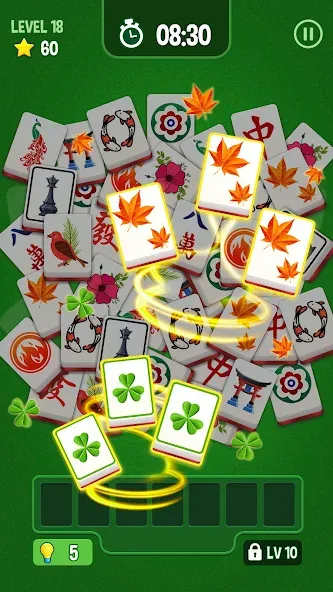 Mahjong Triple 3D -Tile Match [MOD: безлимитные подсказки и бустеры] Screenshot 5