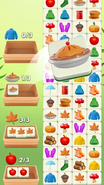 Tile Triple 3D [MOD: без рекламы и бесконечные подсказки] Screenshot 3