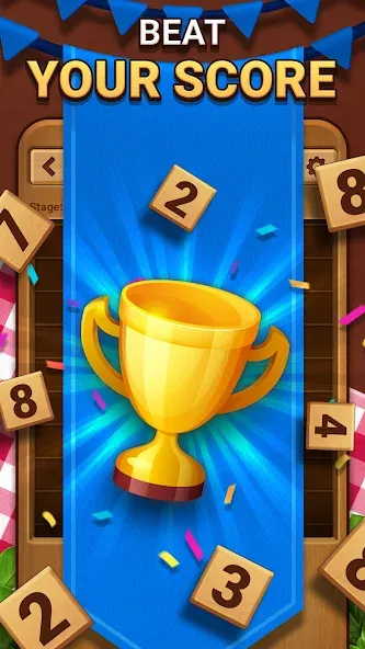 Woodber - Classic Number Game [MOD: без рекламы и подсказки доступны] Screenshot 4