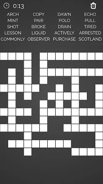 Crossword : Word Fill [MOD: безлимитные подсказки и открыты все уровни] Screenshot 3