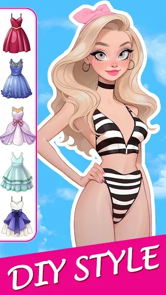 Doll Makeover: dress up games [MOD: безлимитные монеты и все наряды] Screenshot 3
