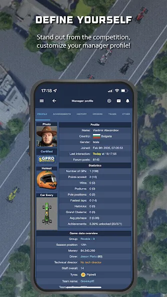 GPRO - Classic racing manager [MOD: безлимитные деньги и ресурсы] Screenshot 2