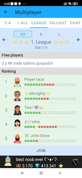 Yamb [MOD: бесконечные очки и открыты все режимы] Screenshot 5