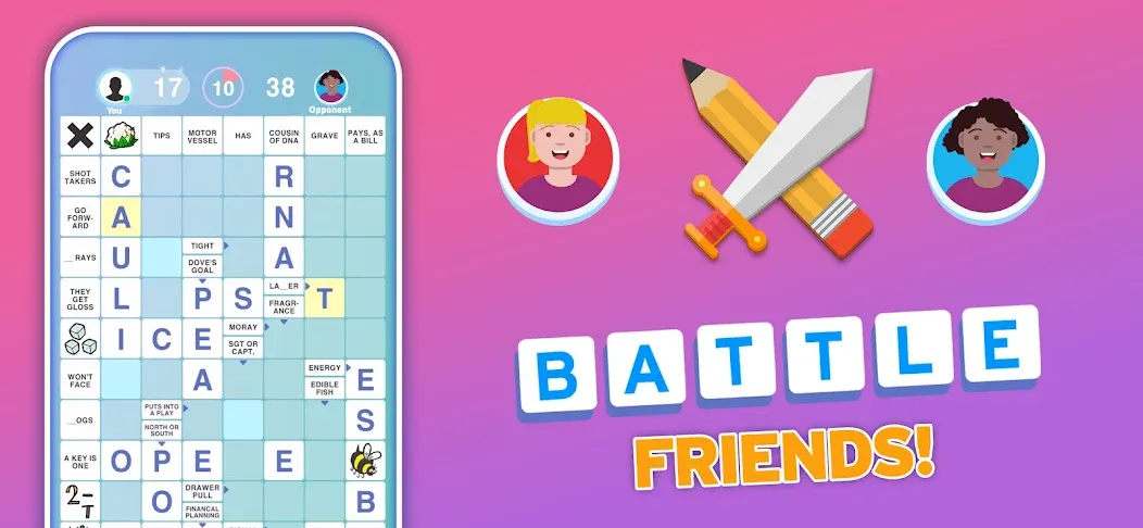 Kryss - The Battle of Words [MOD: безлимитные подсказки и бонусы] Screenshot 3