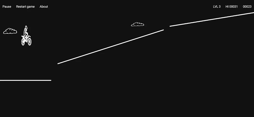 Crazy Moto Racer - 2D Racer [MOD: безлимитные деньги и все трассы открыты] Screenshot 1
