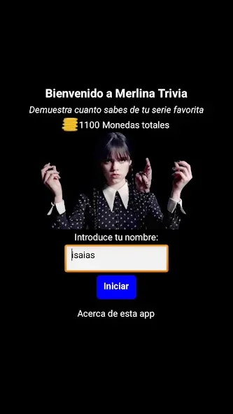 Merlina Trivia en Español [MOD: respuestas infinitas y pistas desbloqueadas] Screenshot 1