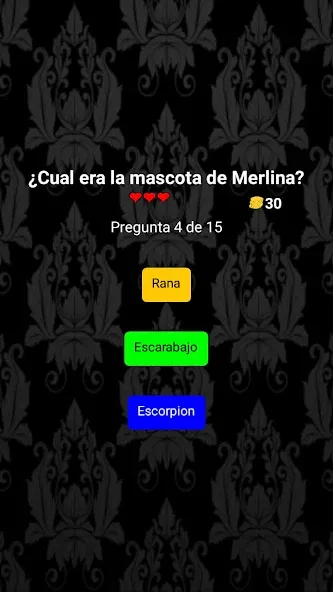Merlina Trivia en Español [MOD: respuestas infinitas y pistas desbloqueadas] Screenshot 2