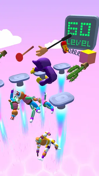 Push the Dummy: Ragdoll Fall [MOD: безлимитные деньги и все уровни открыты] Screenshot 3