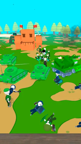 Island Warfare 3D: Guns' Land [MOD: безлимитные деньги и оружие] Screenshot 3
