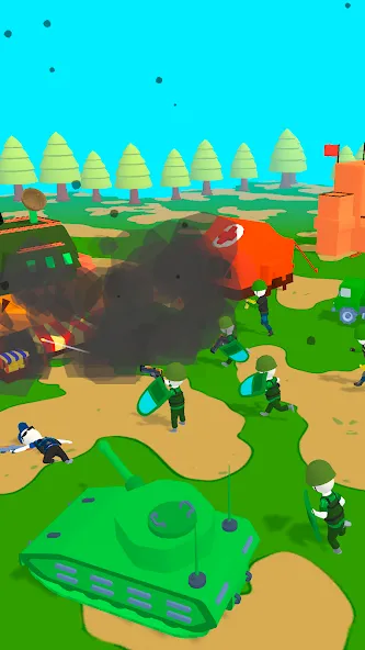 Island Warfare 3D: Guns' Land [MOD: безлимитные деньги и оружие] Screenshot 4