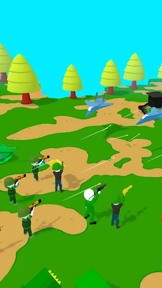 Island Warfare 3D: Guns' Land [MOD: безлимитные деньги и оружие] Screenshot 5