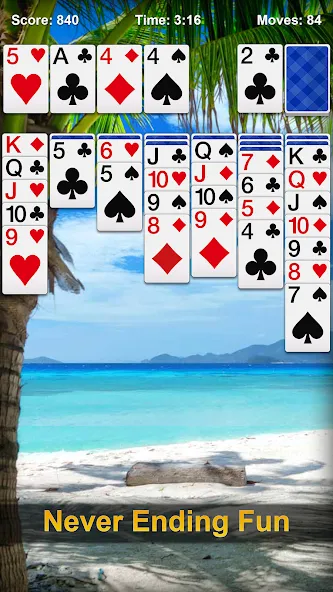 Solitaire - Classic Card Games [MOD: без рекламы и без ограничений] Screenshot 4