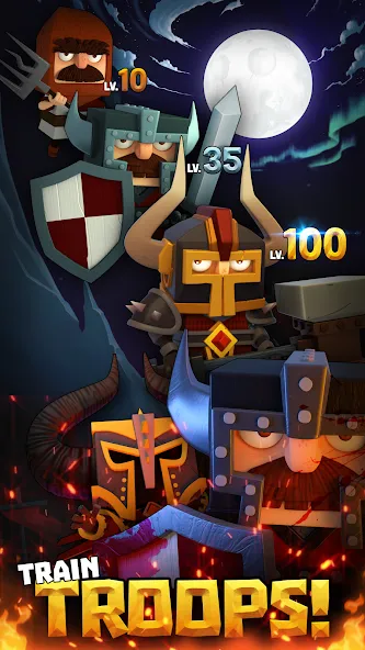 Kingdoms of HF - Dragon War [MOD: безлимитные ресурсы и сильная армия] Screenshot 2