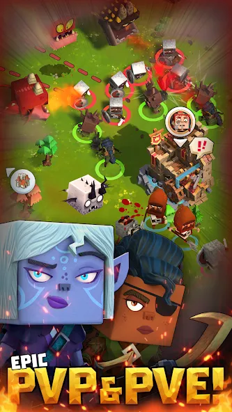 Kingdoms of HF - Dragon War [MOD: безлимитные ресурсы и сильная армия] Screenshot 3