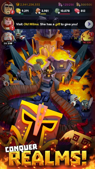 Kingdoms of HF - Dragon War [MOD: безлимитные ресурсы и сильная армия] Screenshot 4